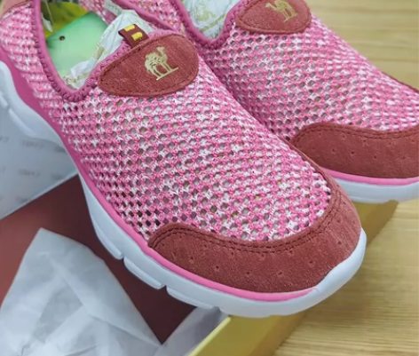 #Camel/骆驼 女士营地鞋 颜色:玫红/白色 尺码/内长...