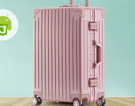 粉色拉杆箱29寸 仅仅国际托运了两次，是国...
