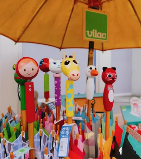 Vilac法国唯拉儿童雨伞正品艺术家联名款...
