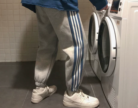 运动裤男宽松束脚潮牌卫裤韩版潮流百搭ins...