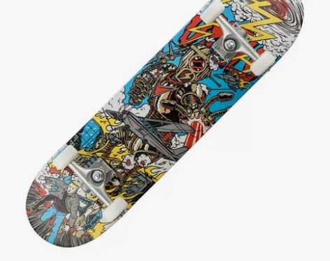 迪卡侬儿童青少年初学者四轮车双翘滑板成人女...