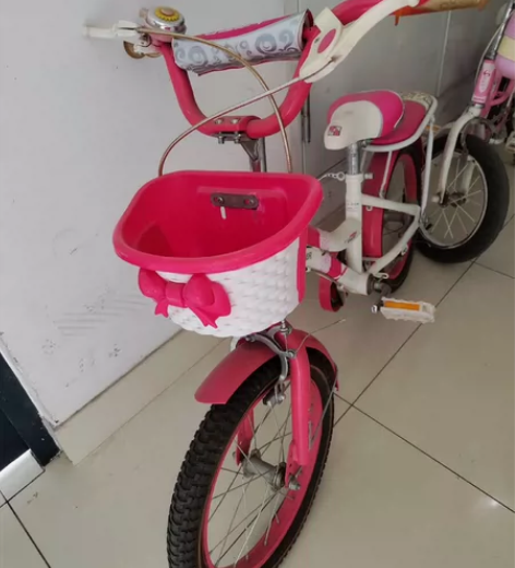 永久16寸儿童自行车, 女童最喜欢的粉色,...