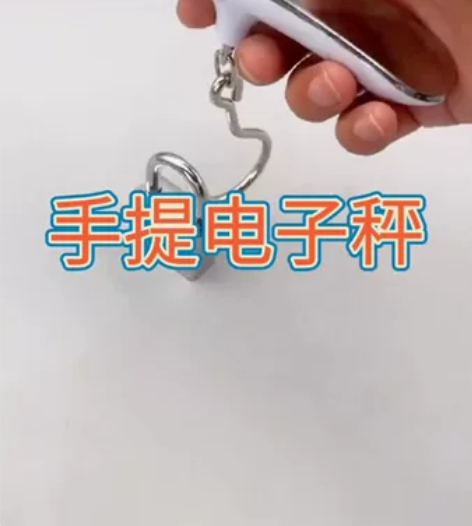 处理手提电子秤行李秤买菜勾秤迷你便携式高精...