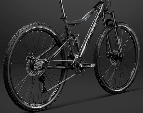 菲利普软尾山地车自行车成人越野双减震变速男...