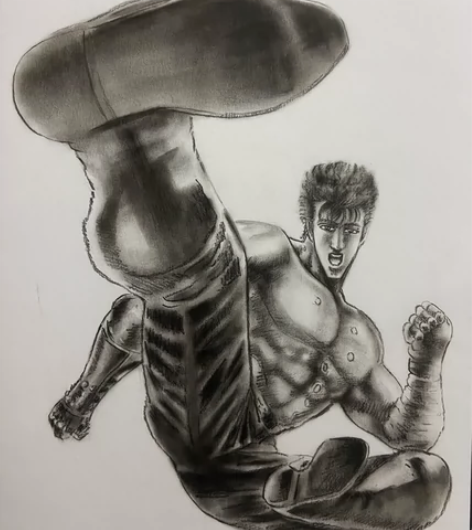 素描代画 头像定制手绘画像 北斗神拳 感兴...