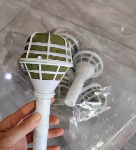 全新手捧插花棒12个 全新开业花篮红色带子...