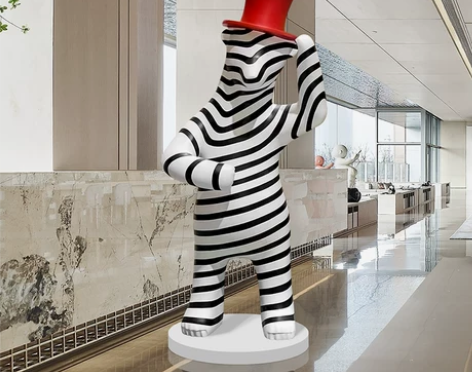 酒柜摆件 电视柜卡通酒店大型雕塑客厅暴力熊...