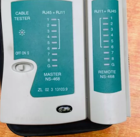 能手测线仪，开机灯亮，无电池，当配件出，但...