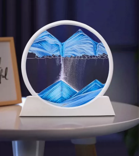 流沙画沙漏摆件客厅电视柜酒柜装饰品创意解压...