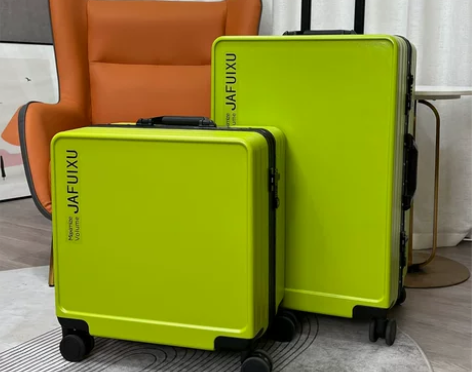 新款铝框行李箱万向轮旅行箱20登机皮箱子男...