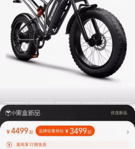 自用复古电动越野自行车肥胎，骑了四五次，膜...