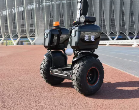 双轮越野型超大轮成年代步物业保安巡逻车