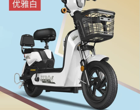 加州豹电动车新国标小型成人电动自行车48v...