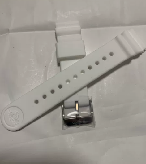 精工SEIKO全新原装罐头潜水表通用纯白胶...