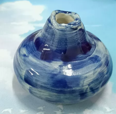 陶艺成品,烧制精良,品相如图。桌面摆件,宝...