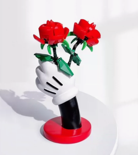 【低价出】米奇手握花瓶 米奇花瓶 米老鼠摆...
