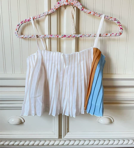 Lilybrown风琴样式吊带，全新带吊牌...