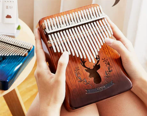 前谷拇指琴卡林巴琴21音五指琴女生初学者水...