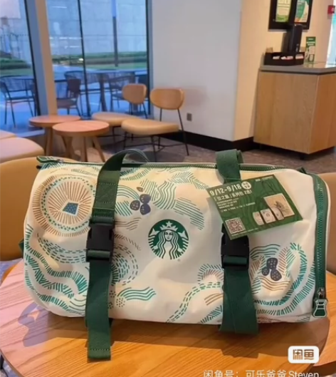 星巴克豆之旅健身包包邮 尺寸：45*24*...