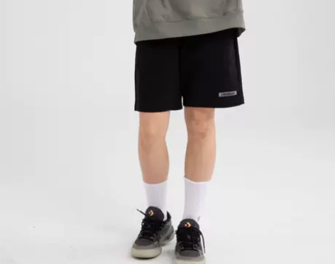 COCKHAN 国潮纯棉运动短裤男潮牌高街...