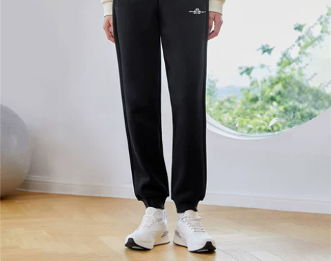 361运动裤女2023秋季宽松直筒针织休闲...