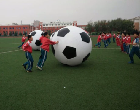 大型充气足球幼儿园儿童玩具沙滩球舞台装饰品...