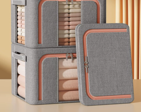 德国衣服收纳箱家用整理盒衣柜装衣物折叠筐袋...