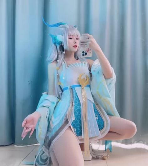 王者wzry 西施小青龙游龙清影 cosm...