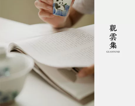 永乐雅集蓝莓墩墩杯景德镇手工手绘清新可爱创...