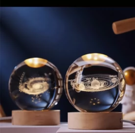 水晶球,太阳系 夜光灯,买了没用过。 感...