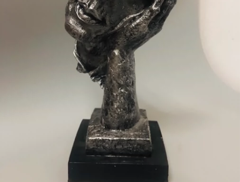 创意客厅艺术装饰品摆件沉默是金 酒柜办公室...