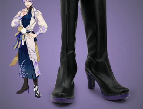 新世纪狂欢 玖夜 角色扮演Cosplay靴...