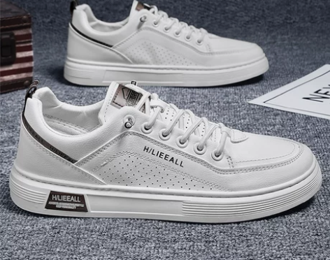 回力男鞋秋季透气防滑耐磨厨师皮鞋休闲运动板...