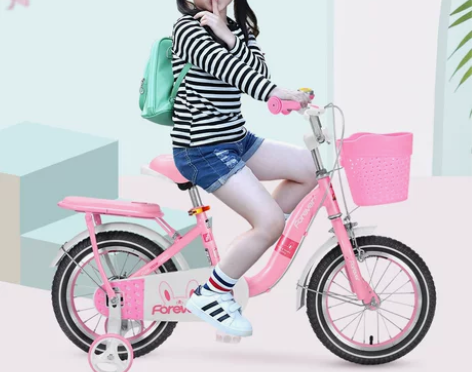 官方旗舰店上海永久牌儿童自行车女童公主款小...