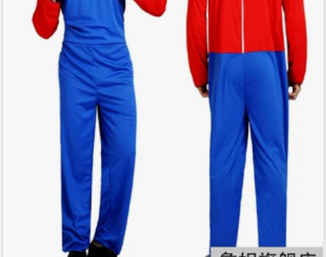 超级玛丽衣服cos成人服饰水管工亲子儿童节日卡通服饰 没有胡... 超级玛丽衣服cos成人服饰水管工亲子儿童节日卡通服饰 没有胡...