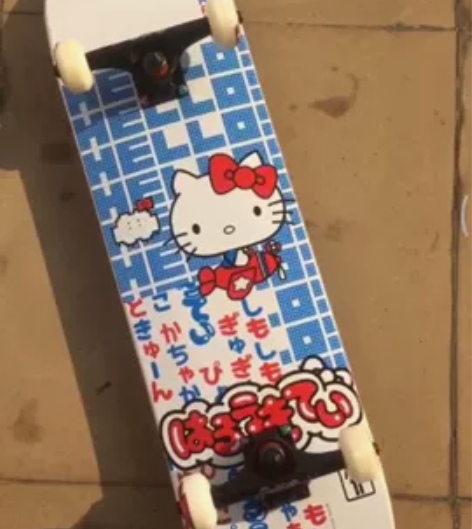 闲置99新进口双翘滑板专业板初学者滑板王一...