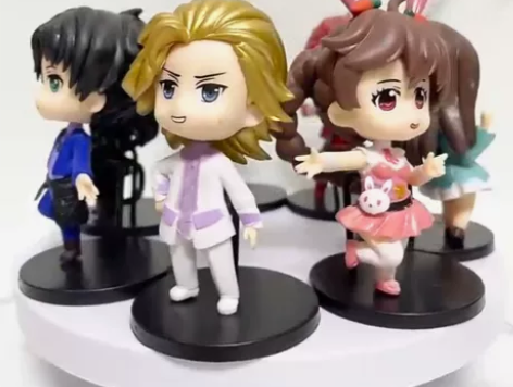 斗罗大陆手办，史莱克七怪公仔唐三小舞模型摆...