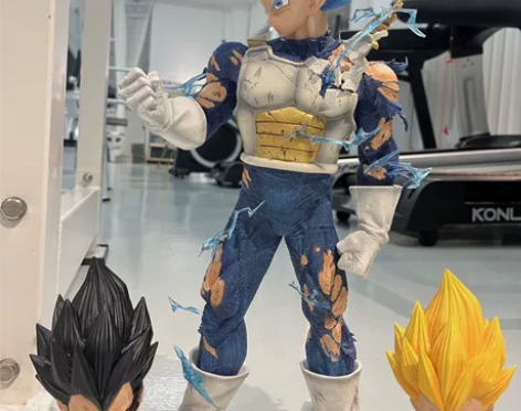 三头雕 优质版贝吉塔手办超大七龙珠 摆件生...