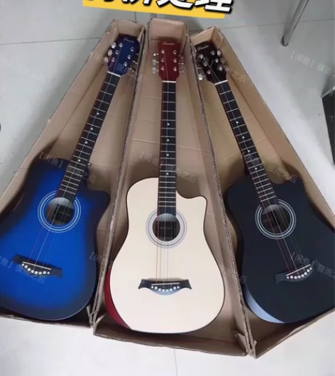 【清仓处理大甩卖】全新民谣吉他，38寸41...