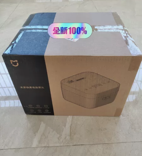 京东自营购买的米家小米快煮电饭煲电饭锅3L...