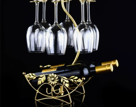 创意红酒架酒柜装饰品客厅家装工艺摆件家居摆...