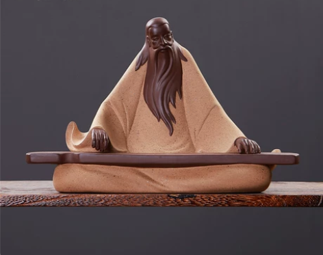 达摩陶瓷人物摆件紫砂工艺品创意家居装饰艺术...