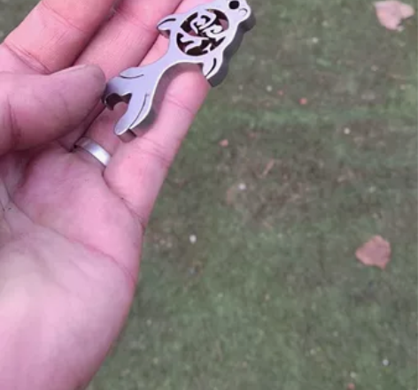 创意饰品，标准304不锈钢材质！年年有“余...