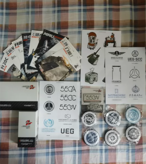 全新流浪地球2电影限量周边 550W金属铭...