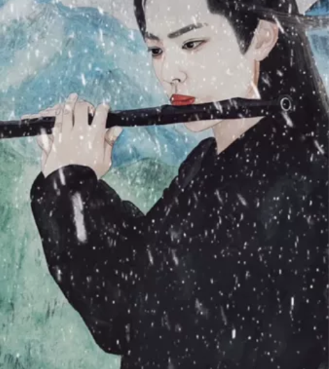 定制国画纯手绘,工笔人物画像 下图是画的肖...