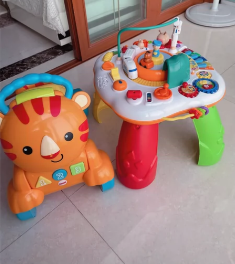 费雪小老虎学步车 45自提 谷雨游戏桌  ...