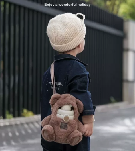 【全新正品】贝易独立熊儿童保温杯 350m...