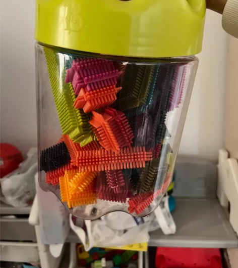 纽奇鬃毛积木 买来就玩了两次 可能有缺件 ...