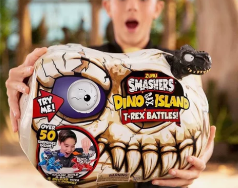 zuru新品爆裂小子恐龙争霸骷髅头盲盒男女...