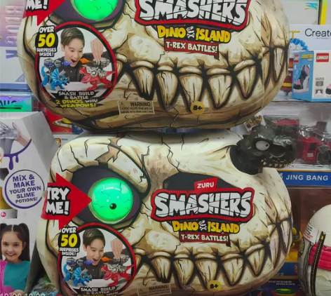 ZURU巨型恐龙岛恐龙争霸盲盒盲蛋男女孩新...